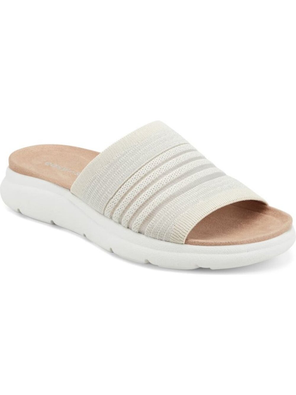 NIB Easy Spirit Alison Slide Sandal Women's Size 12M Ivory